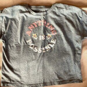 Girls Crop Top, size M (7-8)